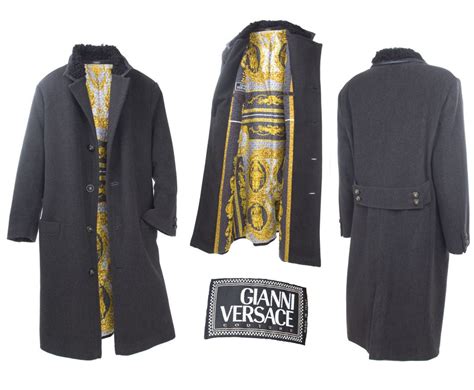 versace vest mens|versace overcoat.